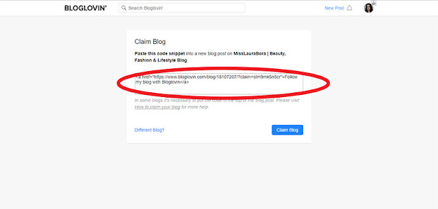How to claim your blog on Bloglovin (Blogger) 1