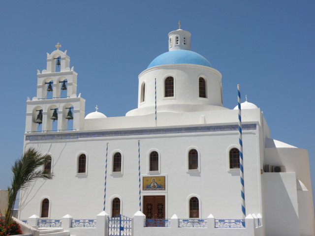 Kathedrale in Oia, Santorin Kathedrale in Oia, Santorin