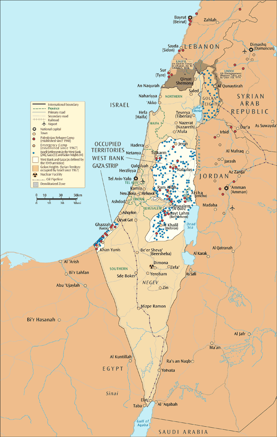 CARTES D'ISRAËL - Encyclopédie Globale™
