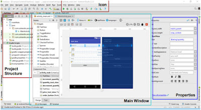 interface android studio Memahami interface android studio