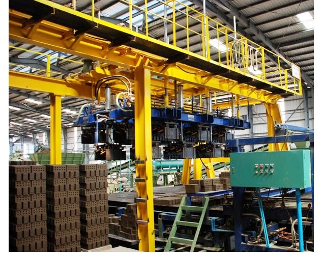 Automatic brick stacking machine Brick making machine: Automatic brick stacking machine