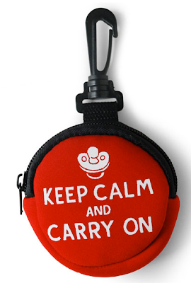 Keep Calm and Carry On pacifier case