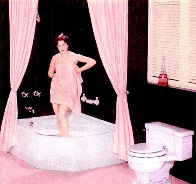 24 Cool Pics That Show Bathrooms in the 1950s Vintage Everyday