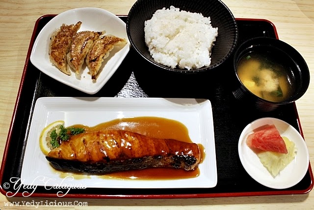 Osaka Ohsho Salmon Teriyaki Set
