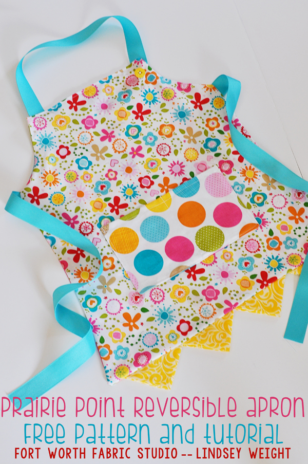 Fort Worth Fabric Studio Reversible Apron Tutorial