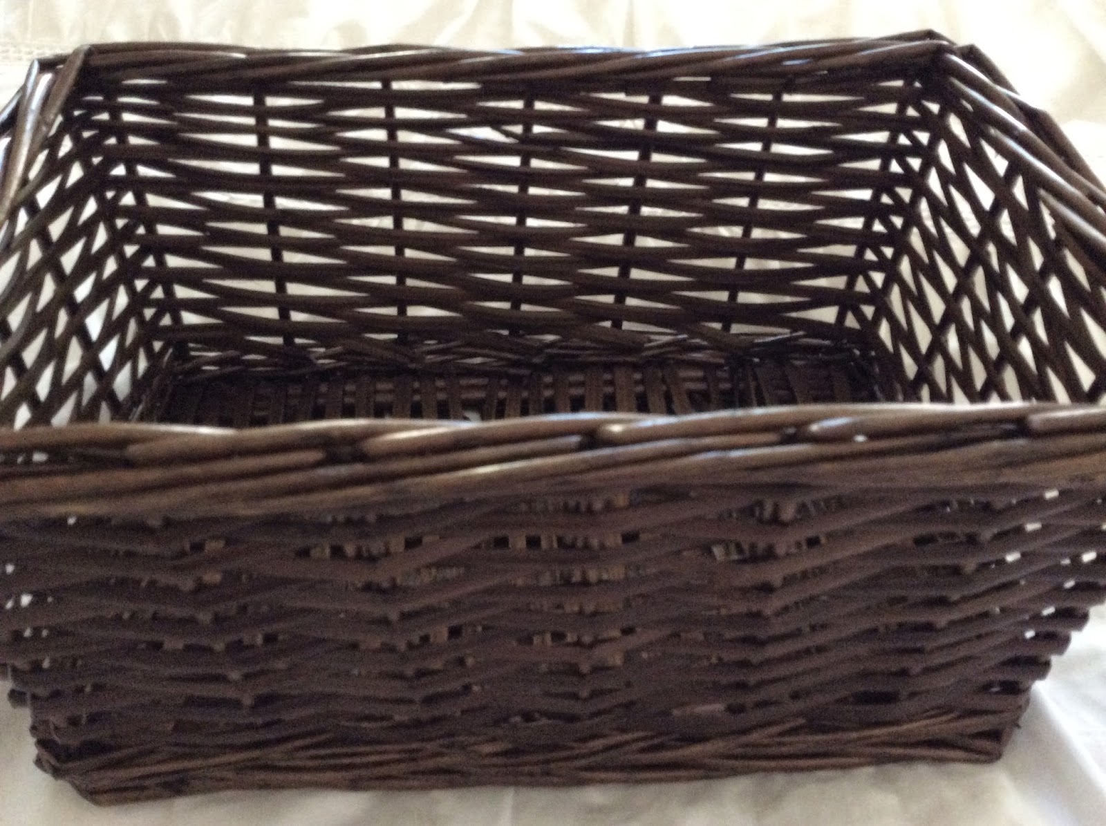 The Bluebirds are Nesting... Baskets for storage and what happened next...