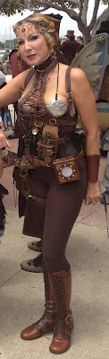 Gail Carriger at Comic Con 2012 Outfits ~ Day Three Steampunk