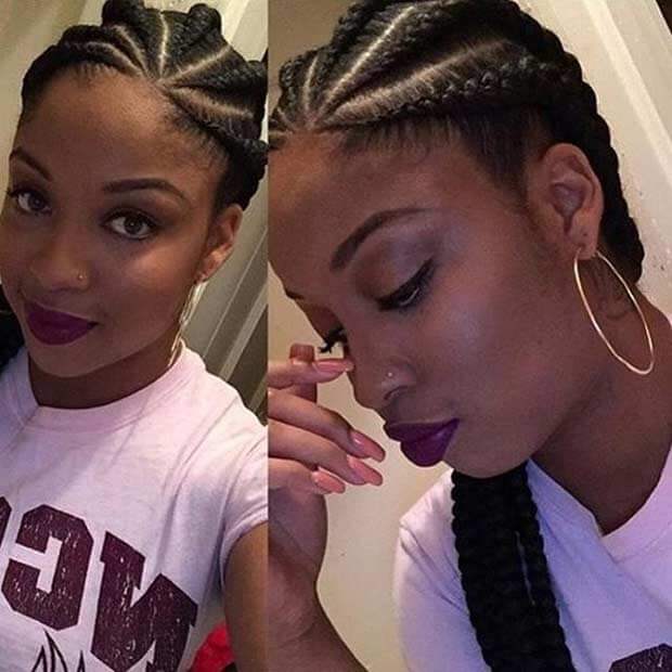 32 Fulani Easy Braided Hairstyles For Black Hair 2018 Fashionuki