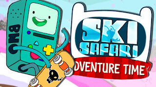 imagem do jogo Ski Safari Adventure Time Jogo do desenho Hora De Aventura