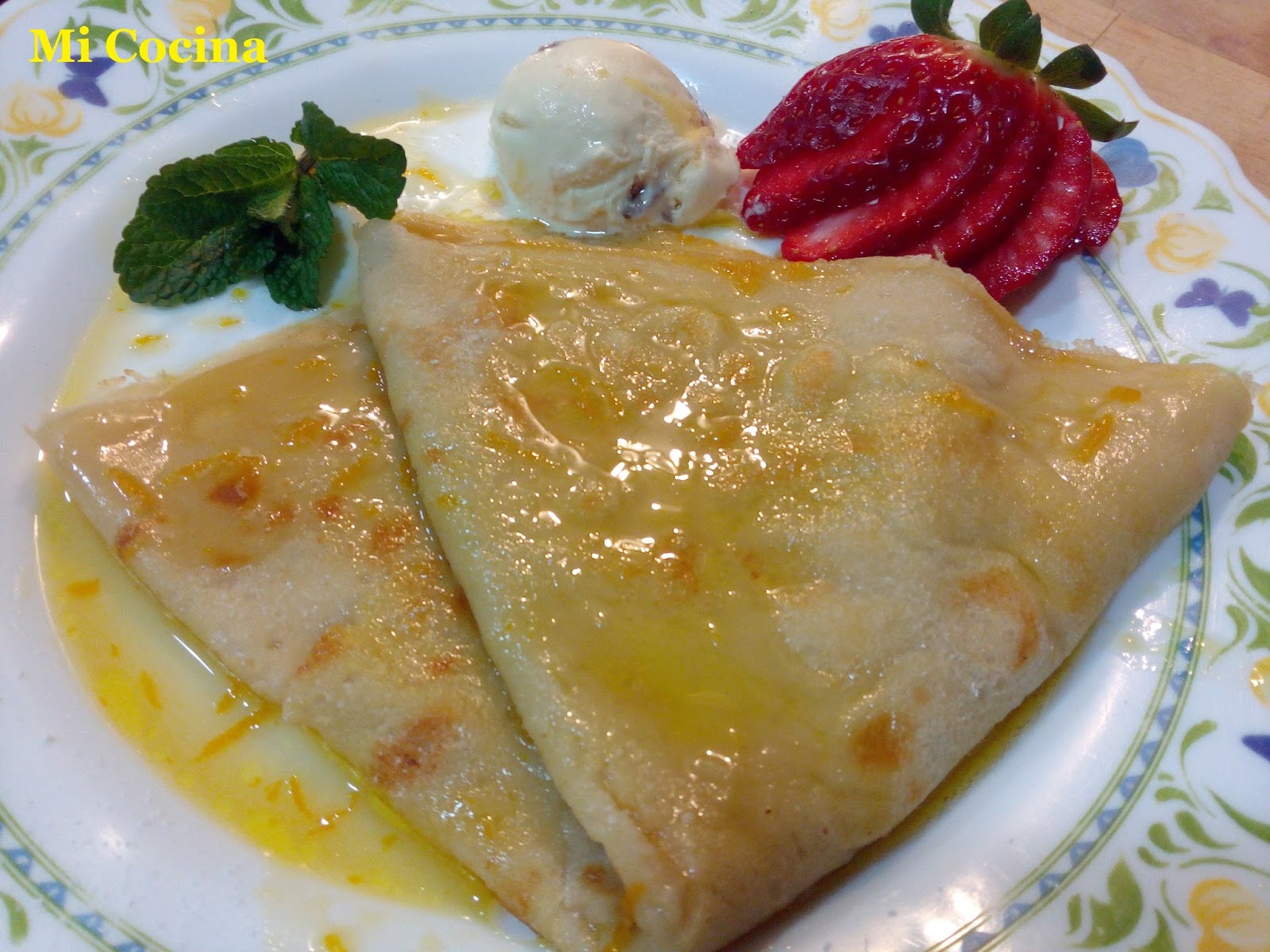 CRÊPES SUZETTE Mi Cocina
