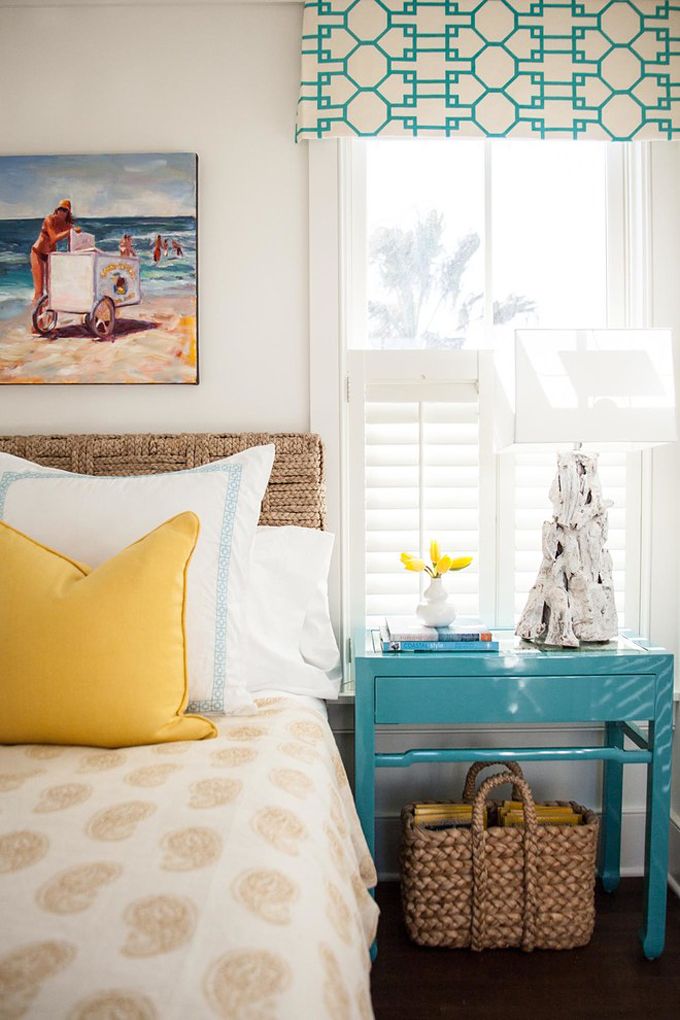 Turquoise + Yellow Inspiration Dans le Lakehouse