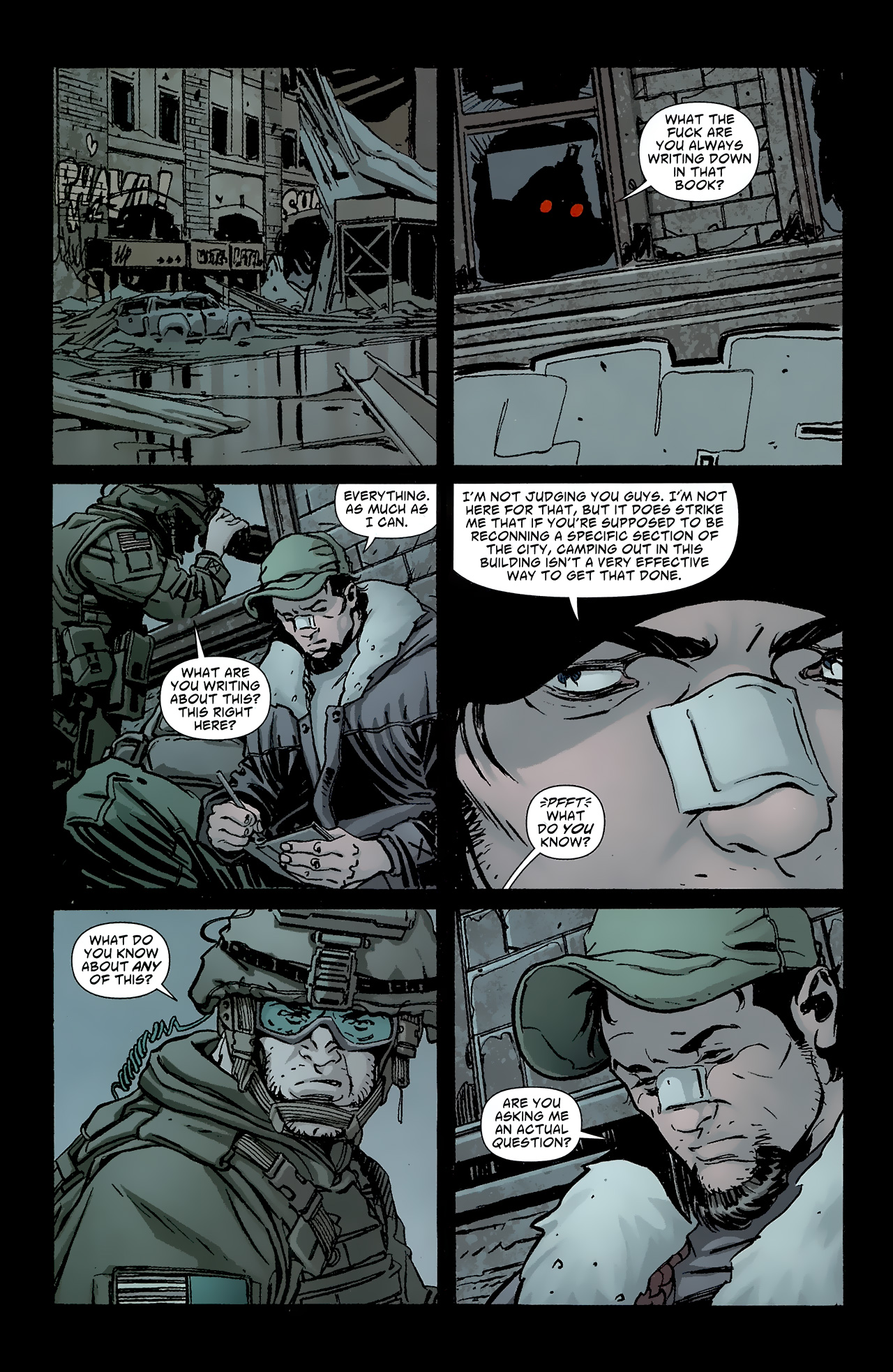 Read online DMZ (2006) comic -  Issue #62 - 15