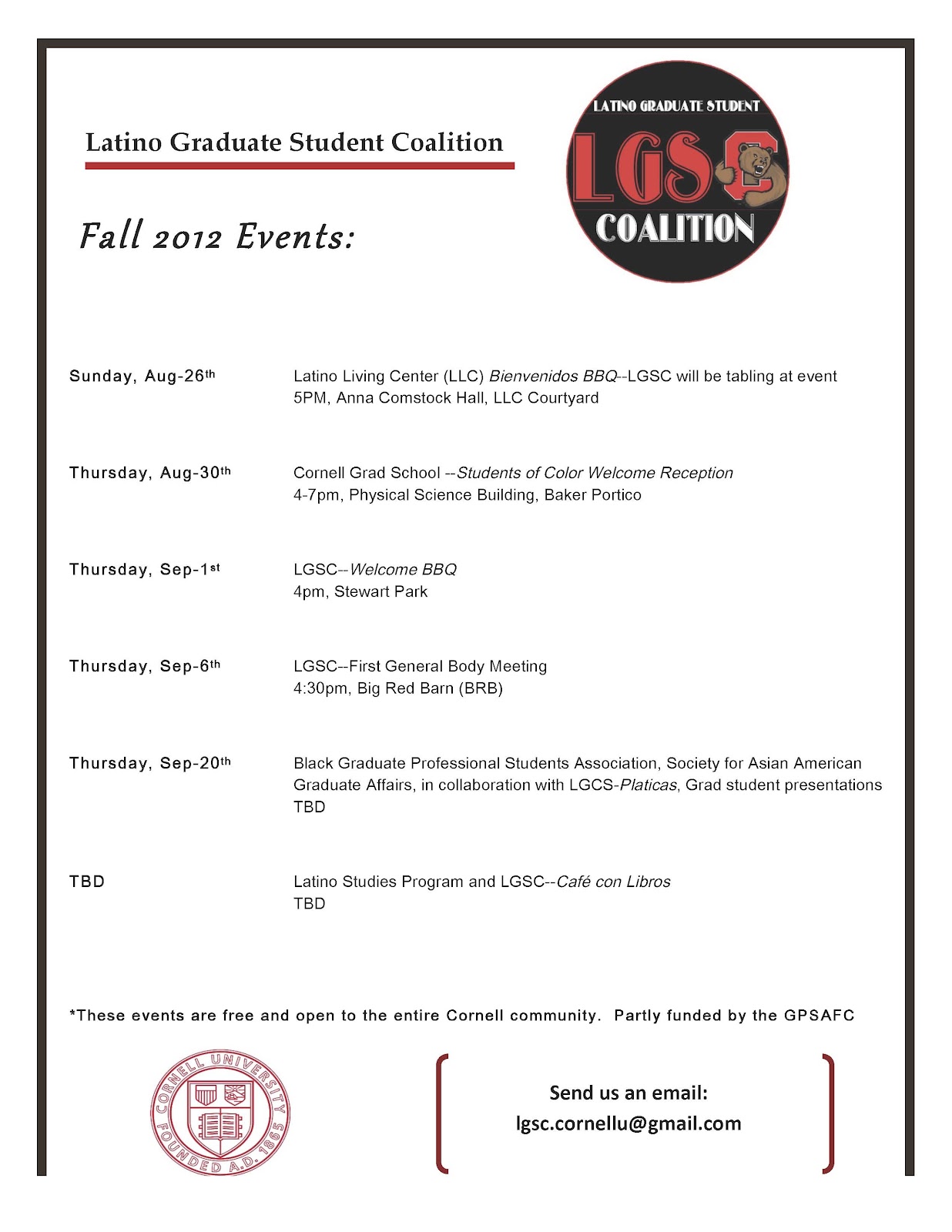 LGSC CORNELL UNIVERSITY