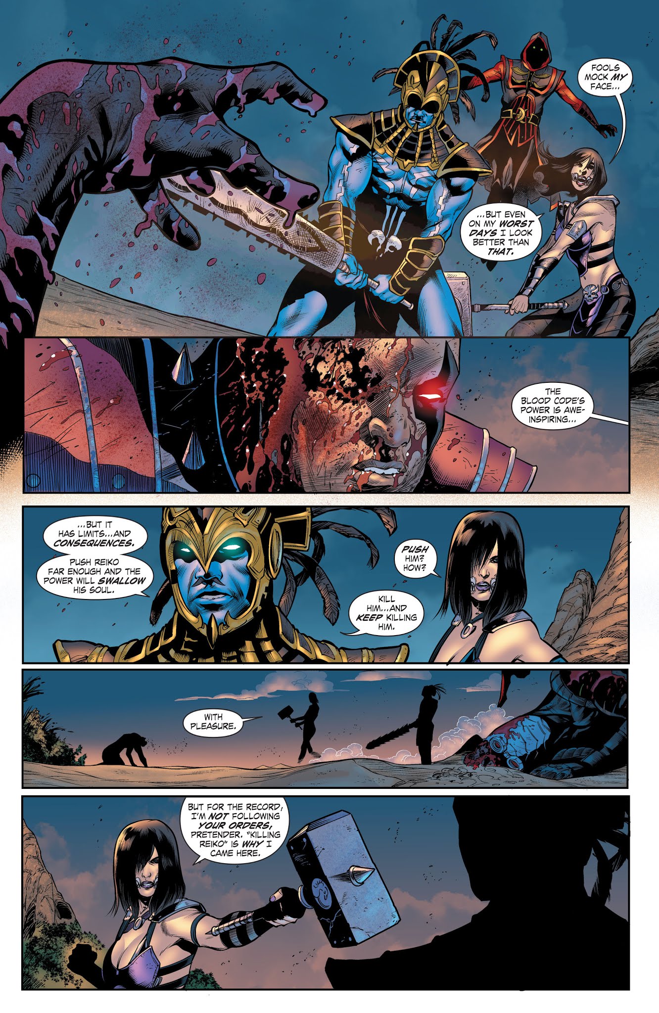 Read online Mortal Kombat X [I] comic -  Issue # _TPB 3 - 28