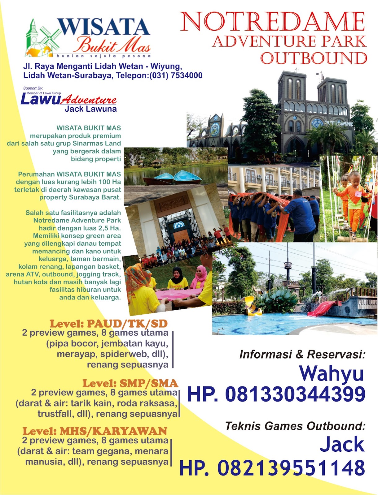 Lokasi Outbound Edutainment Outbound Di Surabaya Nuansa Eropa Wisata Bukit Mas