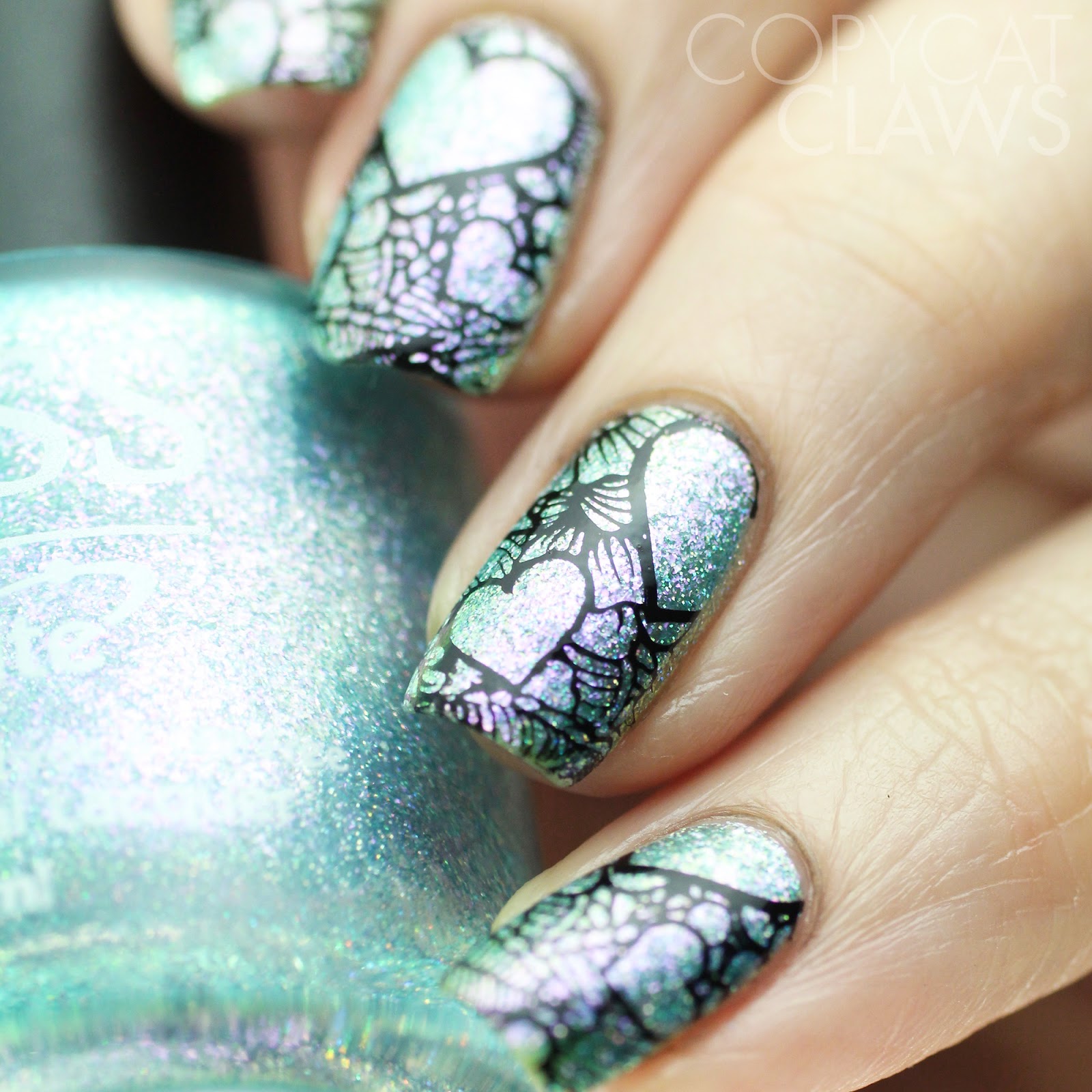 47 perfect coffin acrylic nails design in summer nail art 2021 Copycat Claws: My Recent Valentine's Day Nail Stamping