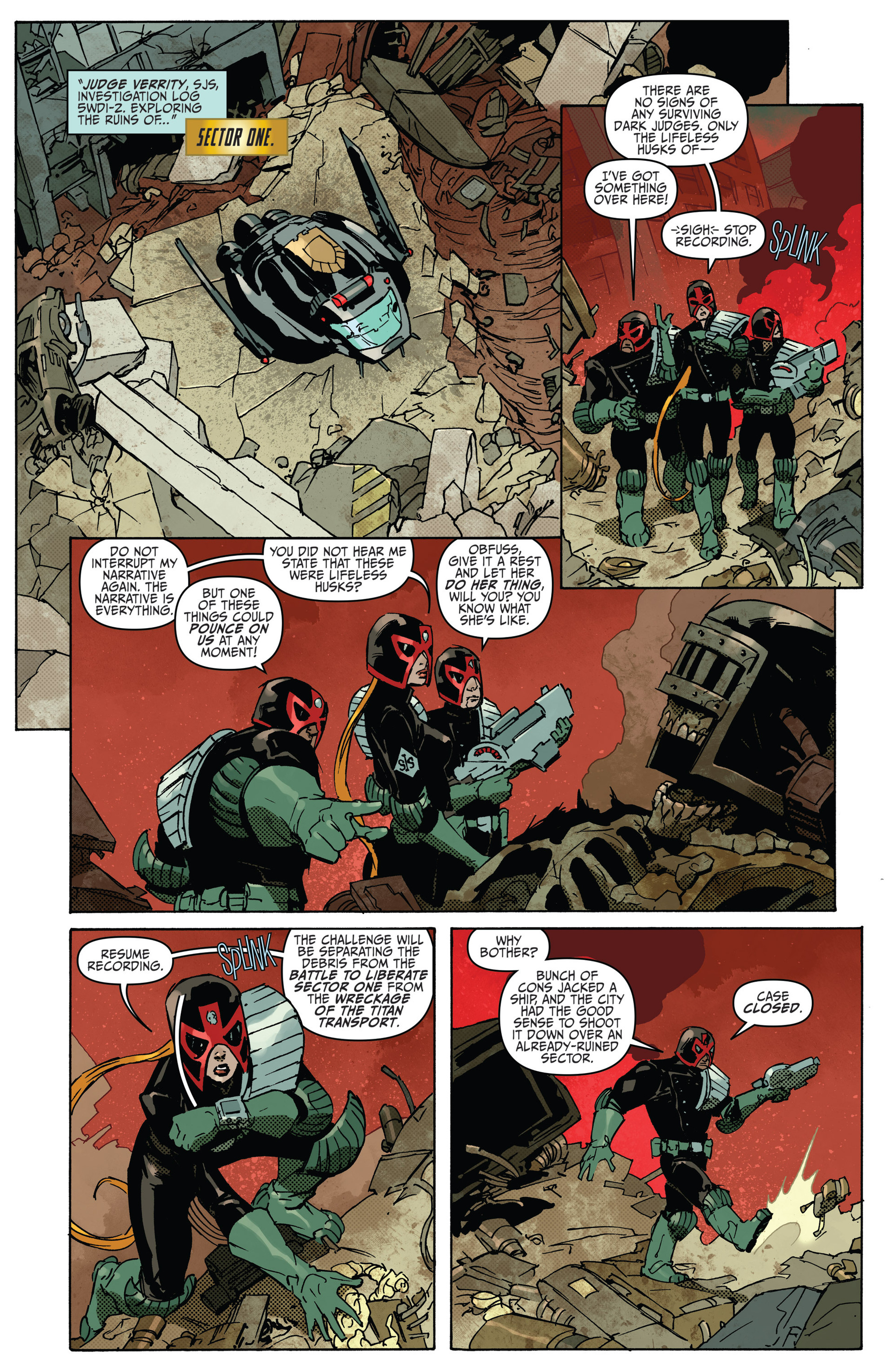 Read online Judge Dredd (2012) comic -  Issue #25 - 14