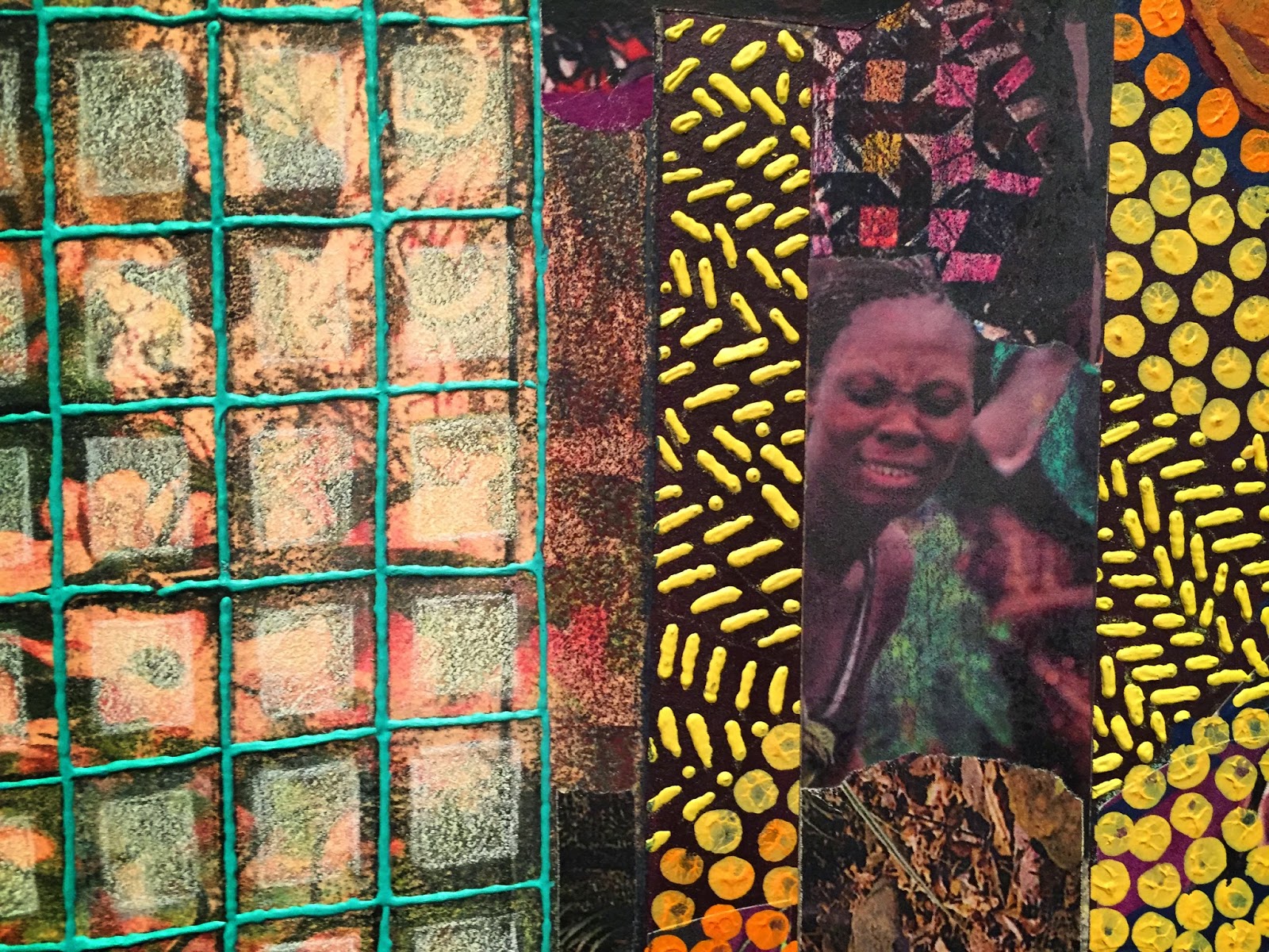Njideka Akunyili Crosby at the New Museum