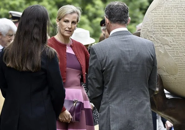 Countess Sophie of Wessex wore ROKSANDA dress. The Countess is Patron of The Nursing Memorial Appeal and Queen Alexandra’s Nursing Corps