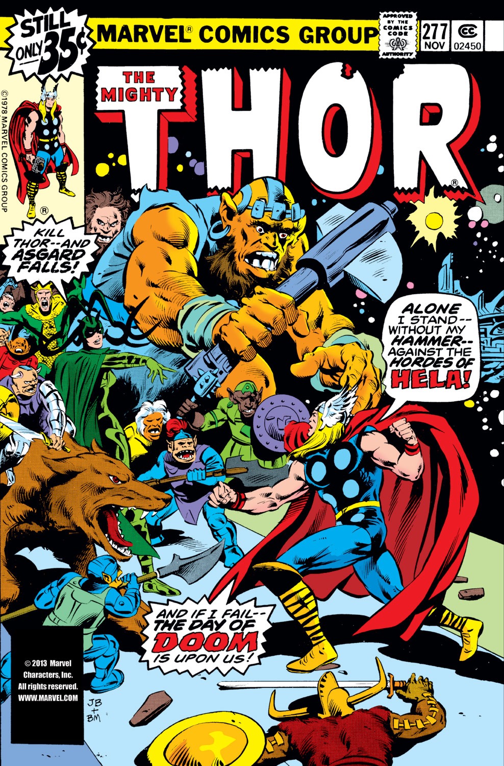 Read online Thor (1966) comic -  Issue #277 - 1