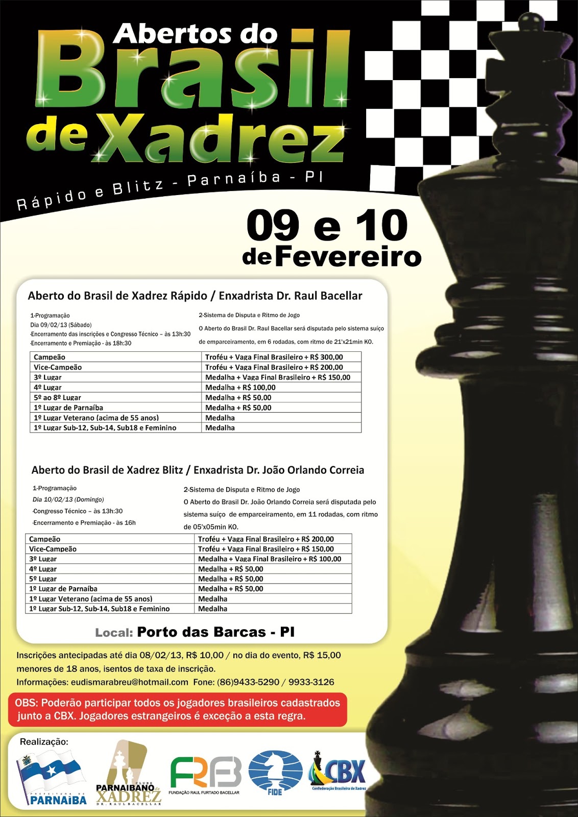 Campeonato Parnaibano de Xadrez Rápido 2020 On-Line 