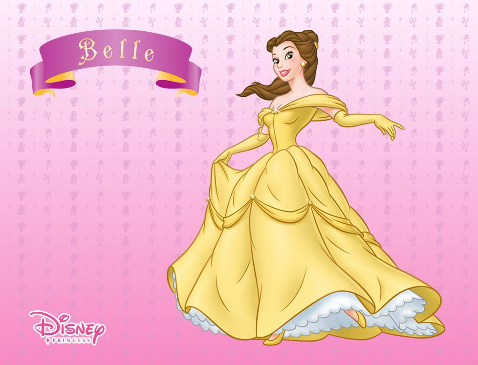 Disney Princess Belle Character Wallpaper