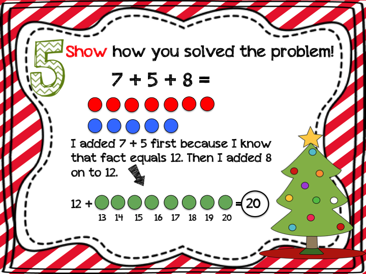 Mrs. MeGown's Second Grade Safari 12 Days of Christmas Problem Solving!