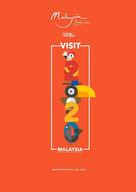 Design Logo Visit Malaysia 2020 Yang Gempak