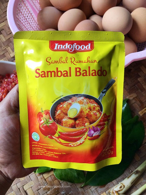 Telor Sambal Balado Indofood Dapur Ngebut