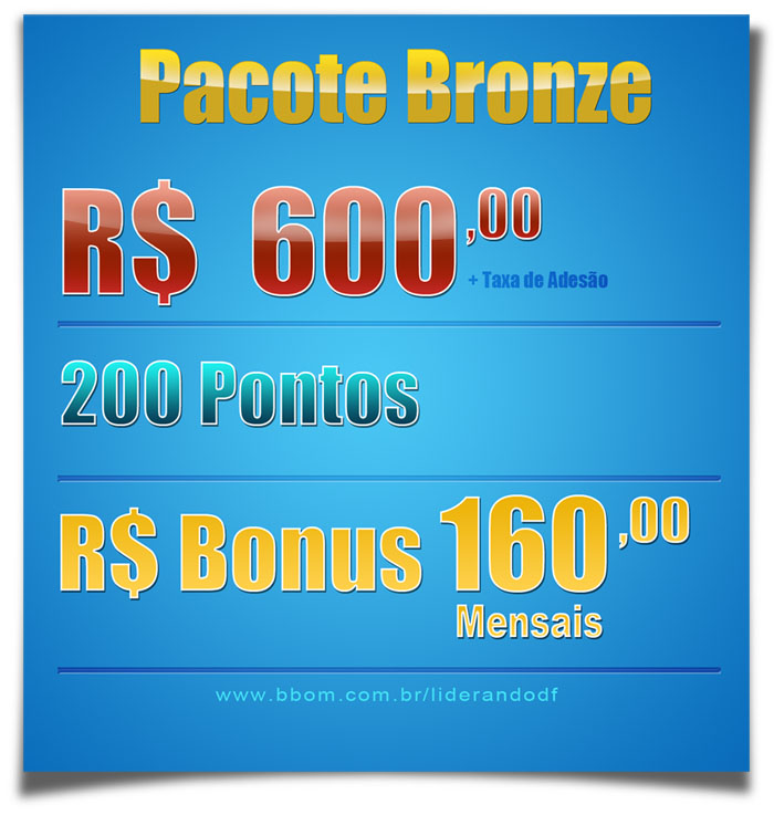 pacote bronze bbom