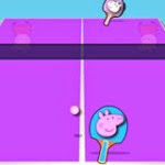 imagem Peppa Pig Jogo de ping-pong online