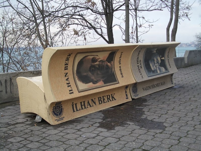 Book Benches in Istanbul