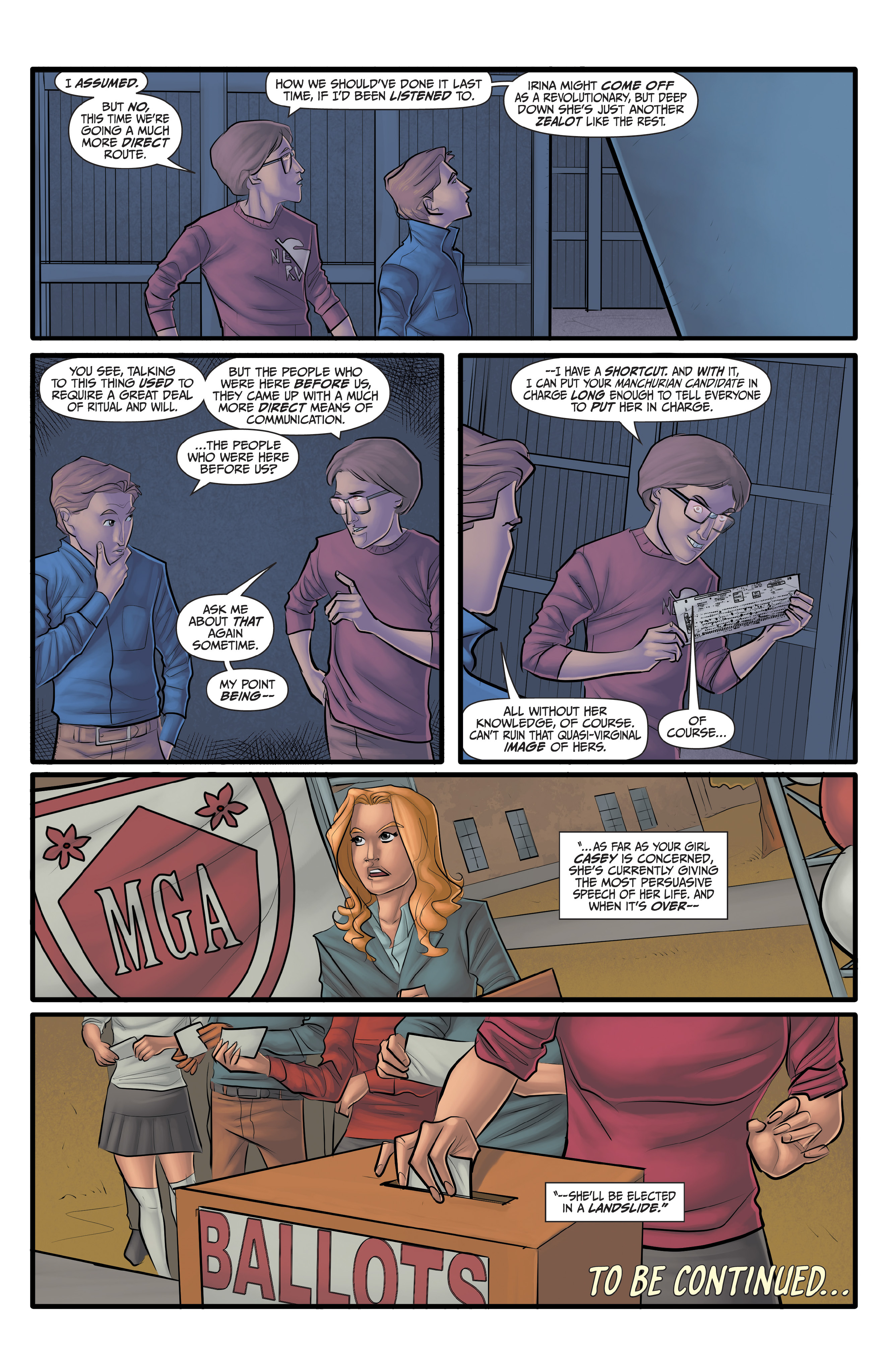 Read online Morning Glories comic -  Issue #48 - 28