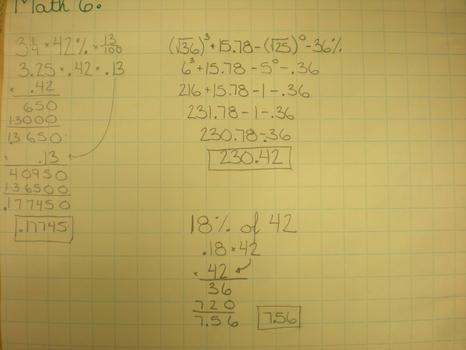 Mr. Giomini's Mathematics Blog: Day 92: Math 6: Estimate with Percents