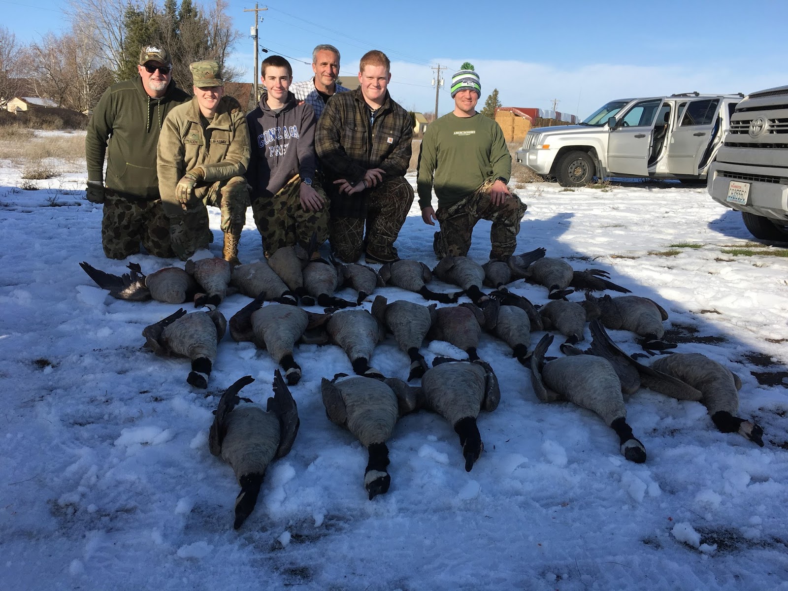 East Coast Eason's Goose Hunting on Moses Lake