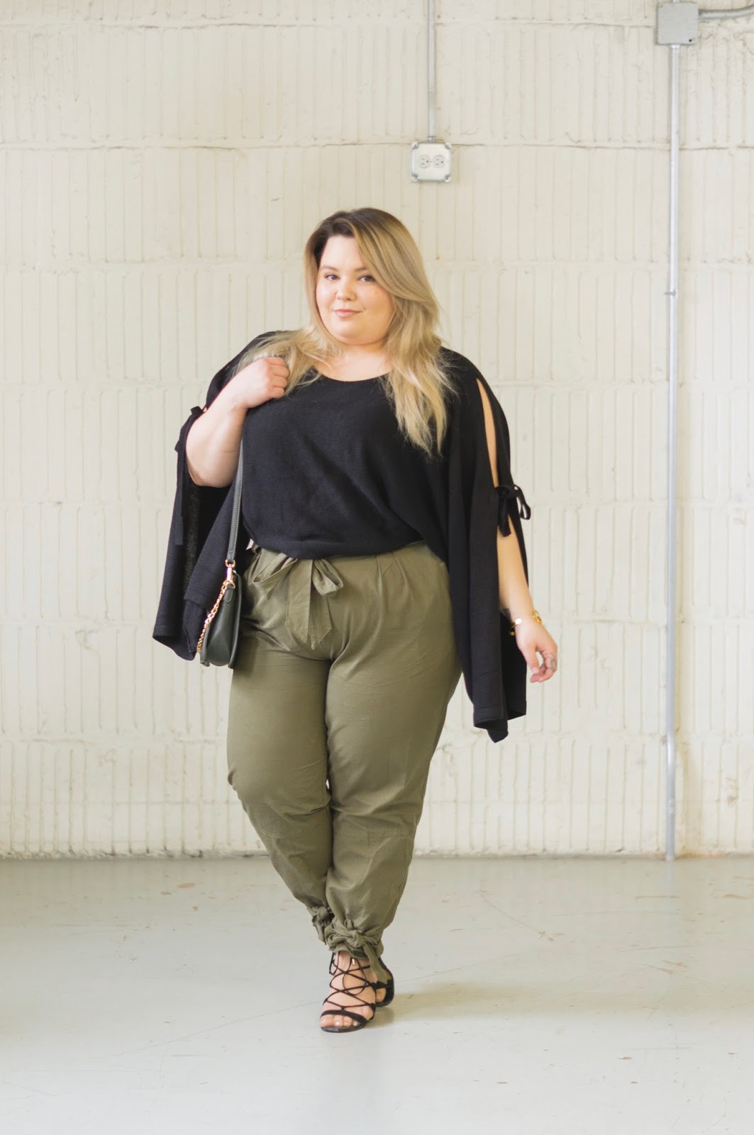 Plus Size Cargo Pants Outfit - Natalie in the City