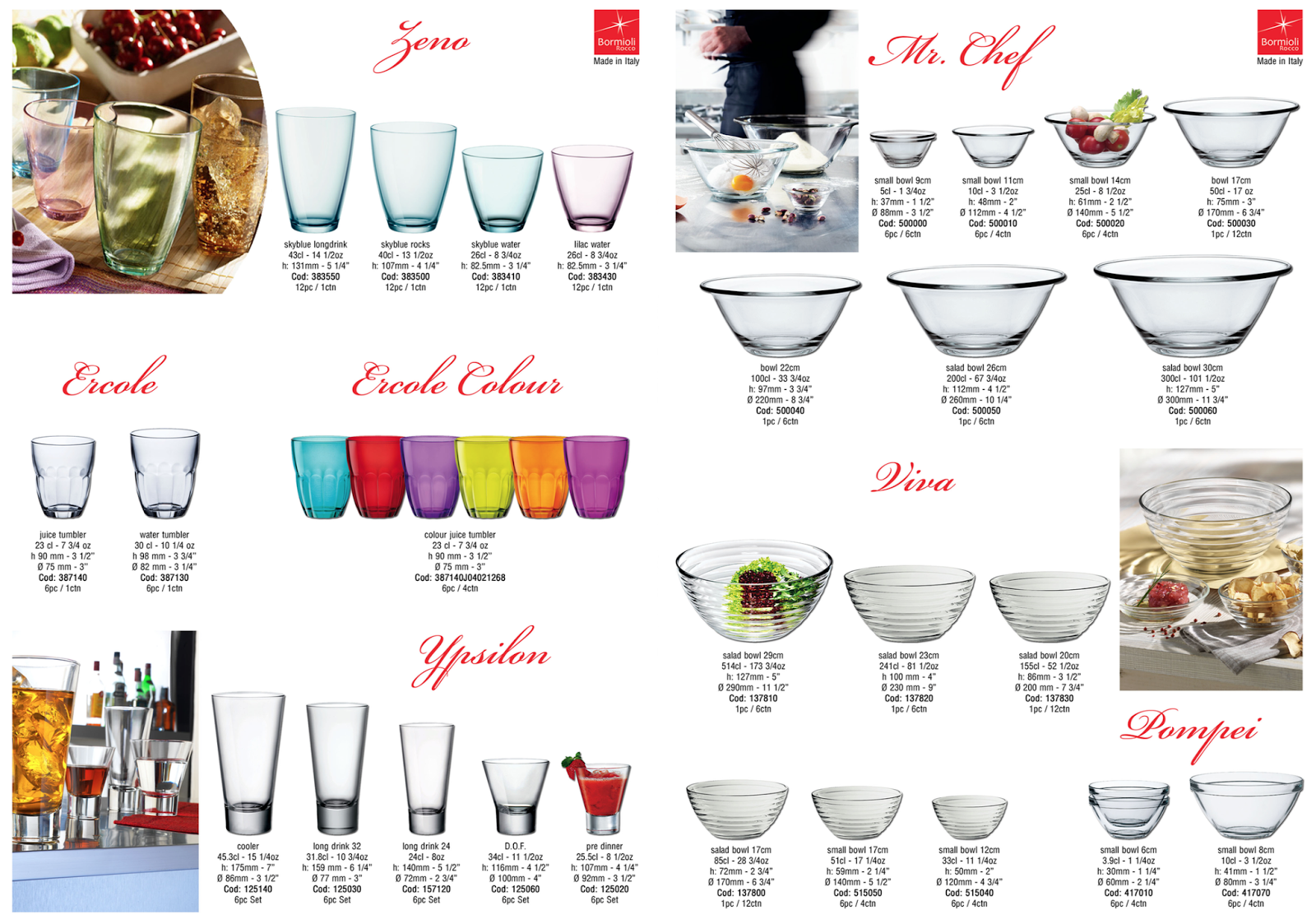 Aggarwal Distributors Bormioli Glassware (Italy)