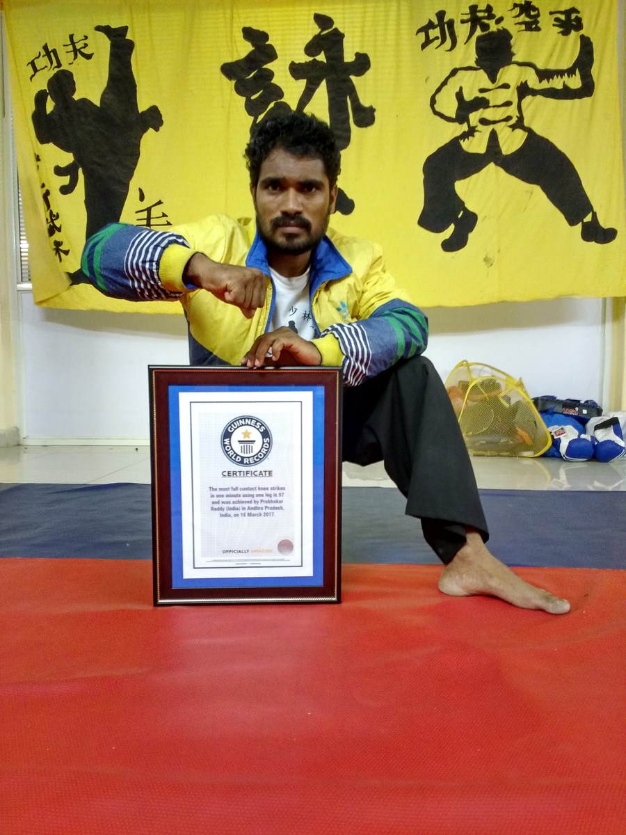 Prabhakar Reddy Master of Martial Arts Nellore Kungfu Indian Shaolin