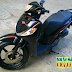Sơn xe Honda Sh 2008 màu đen sport cực đẹp