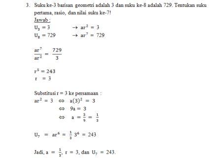 Materi Matematika Kelas Xii Ipa Sma Barisan Dan Deret