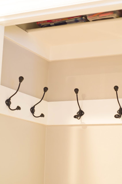 hooks in closet