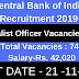 Central Bank of India Recruitment for 74 SO Posts 2019