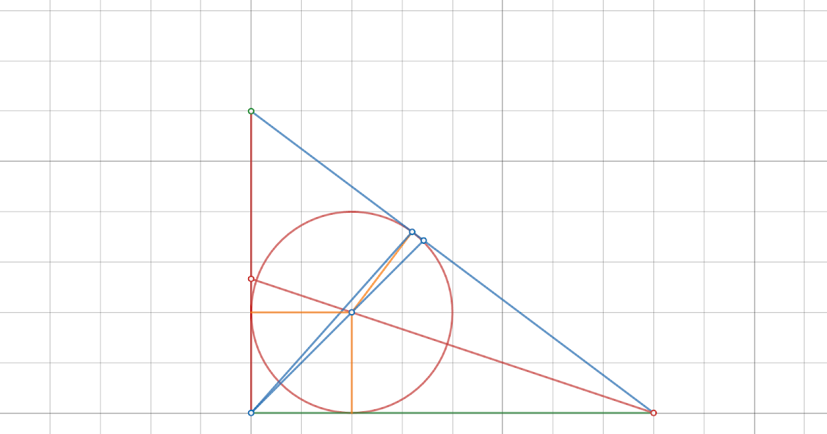 Matematik med Desmos Line Segments in a Triangle