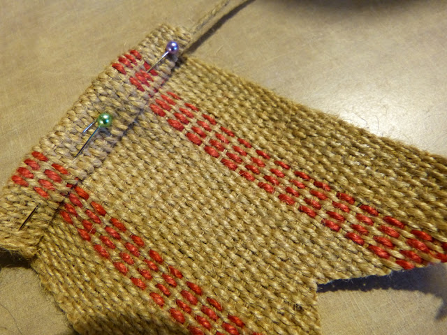 Monica Wilkinson: Jute Webbing Banner