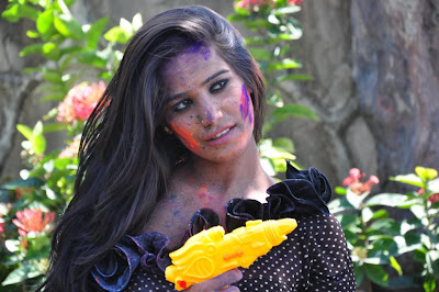 Hot Poonam Pandey Promotes Water Less Holi Festival