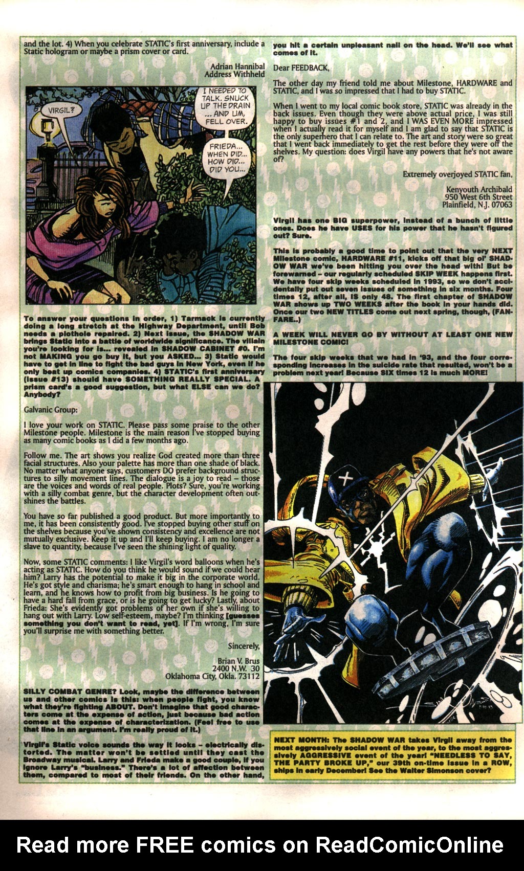 Read online Static comic -  Issue #7 - 24