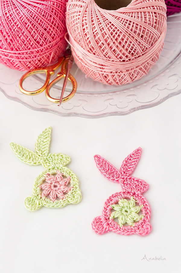 Easter Crochet Bunny free pattern, Anabelia Craft Design