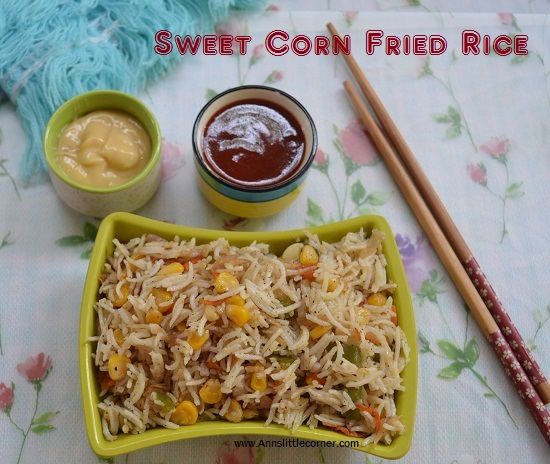 Sweet Corn Fried Rice