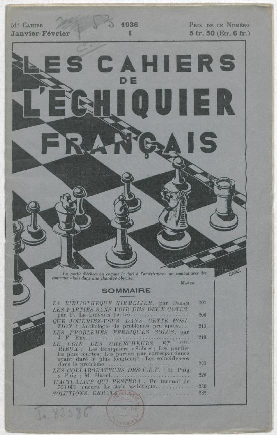 Paul Morphy jugando 8 partidas a ciegas en el Café de la Regence (Paris) -  Le Monde Illustré, 16.10.1856