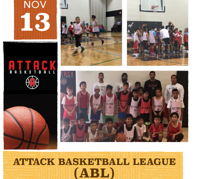 Attack Basketball League Tips Nov 13 for Boys Born 2005 & 2006